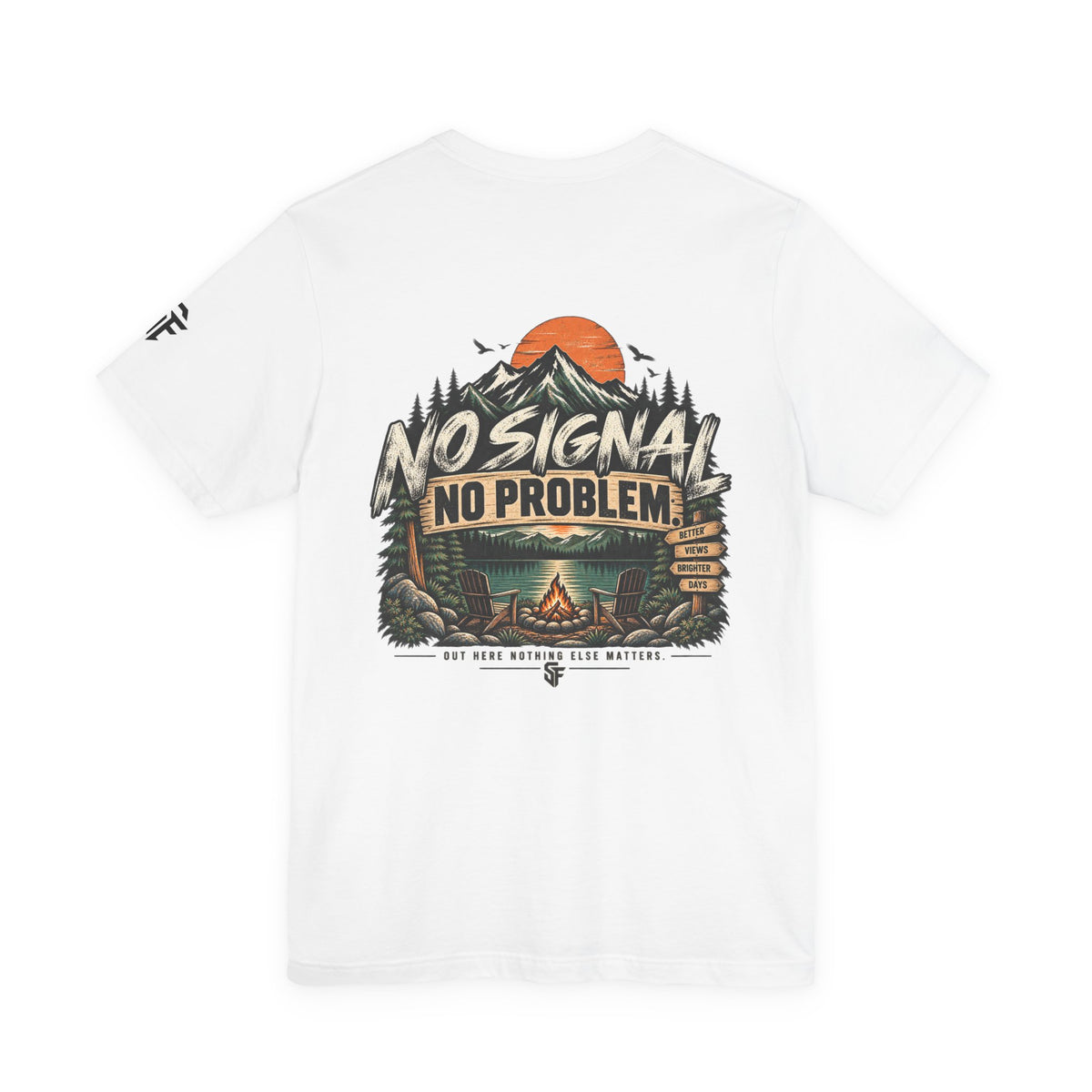 No Signal, No Problem Outdoor Adventure Tee