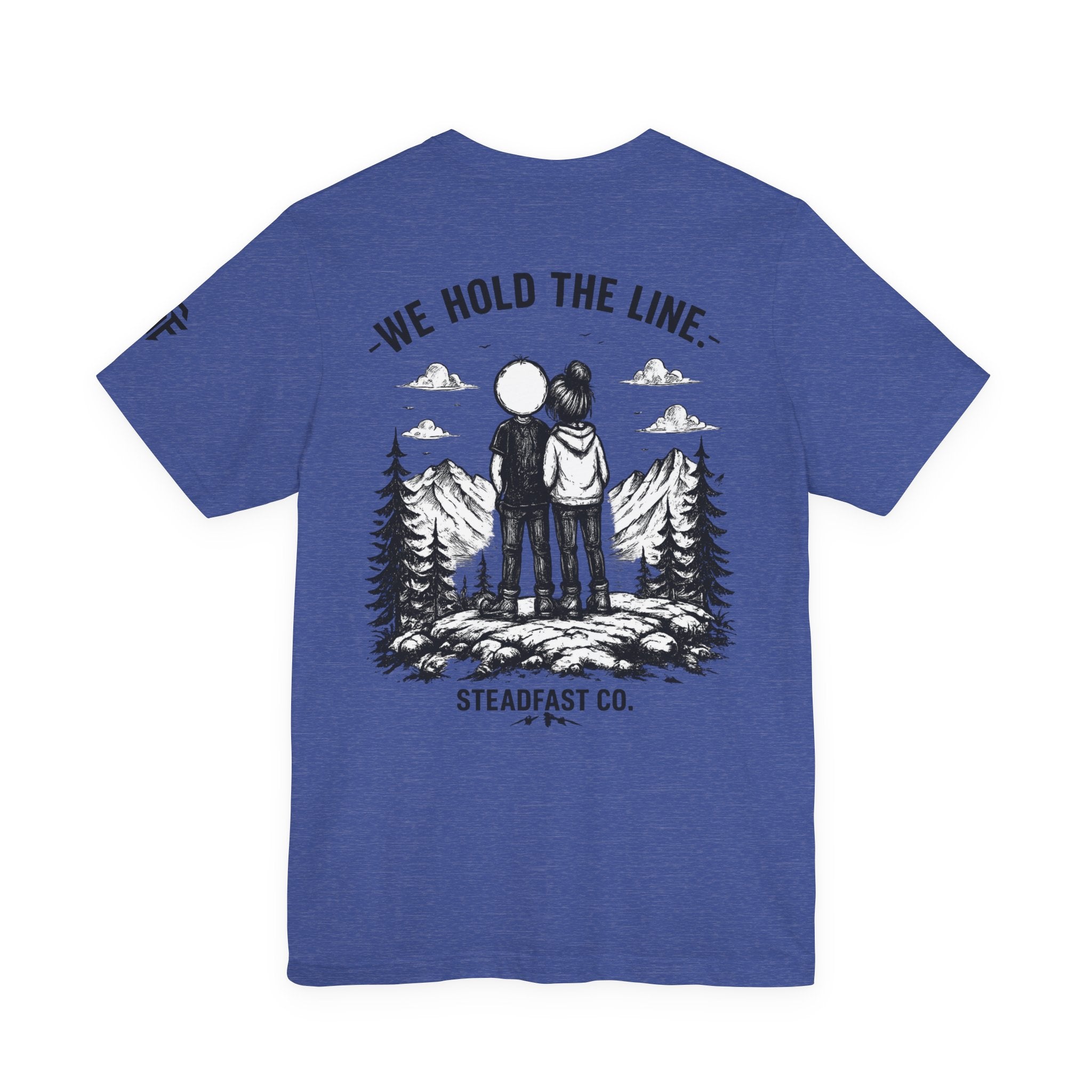 We Hold The Line Mountain Couple Tee