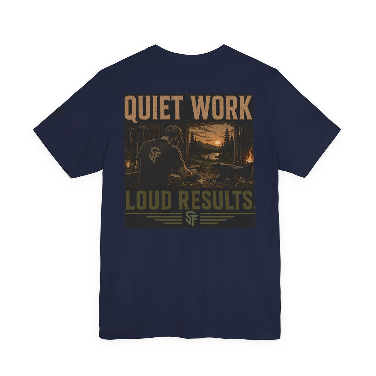 Quiet Work Loud Results Tee