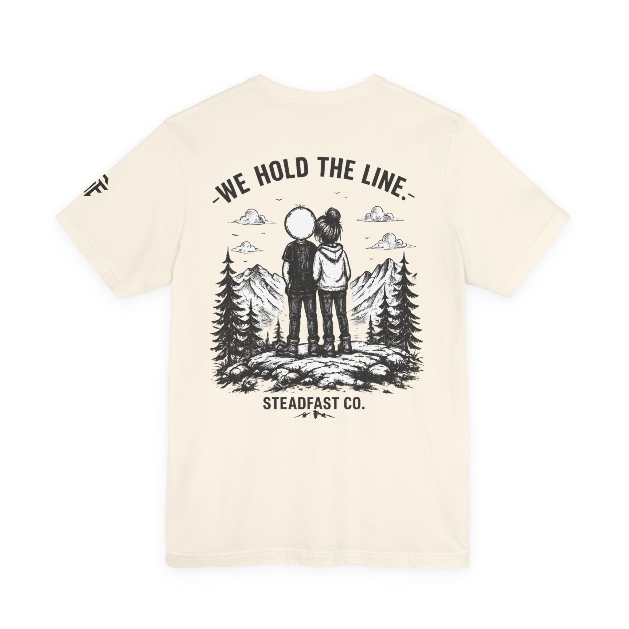 We Hold The Line Mountain Couple Tee