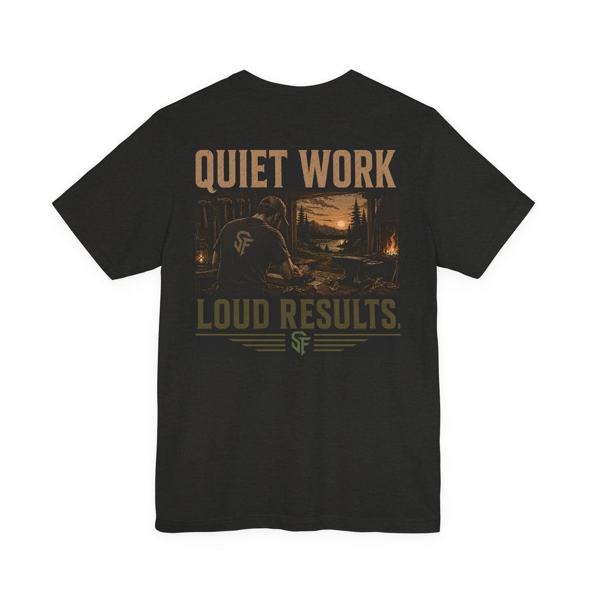 Quiet Work Loud Results Tee
