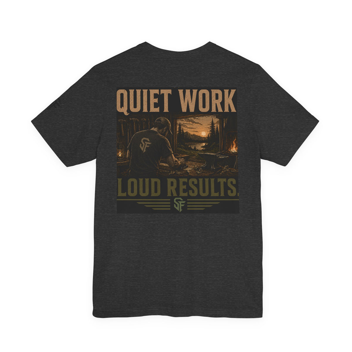Quiet Work Loud Results Tee
