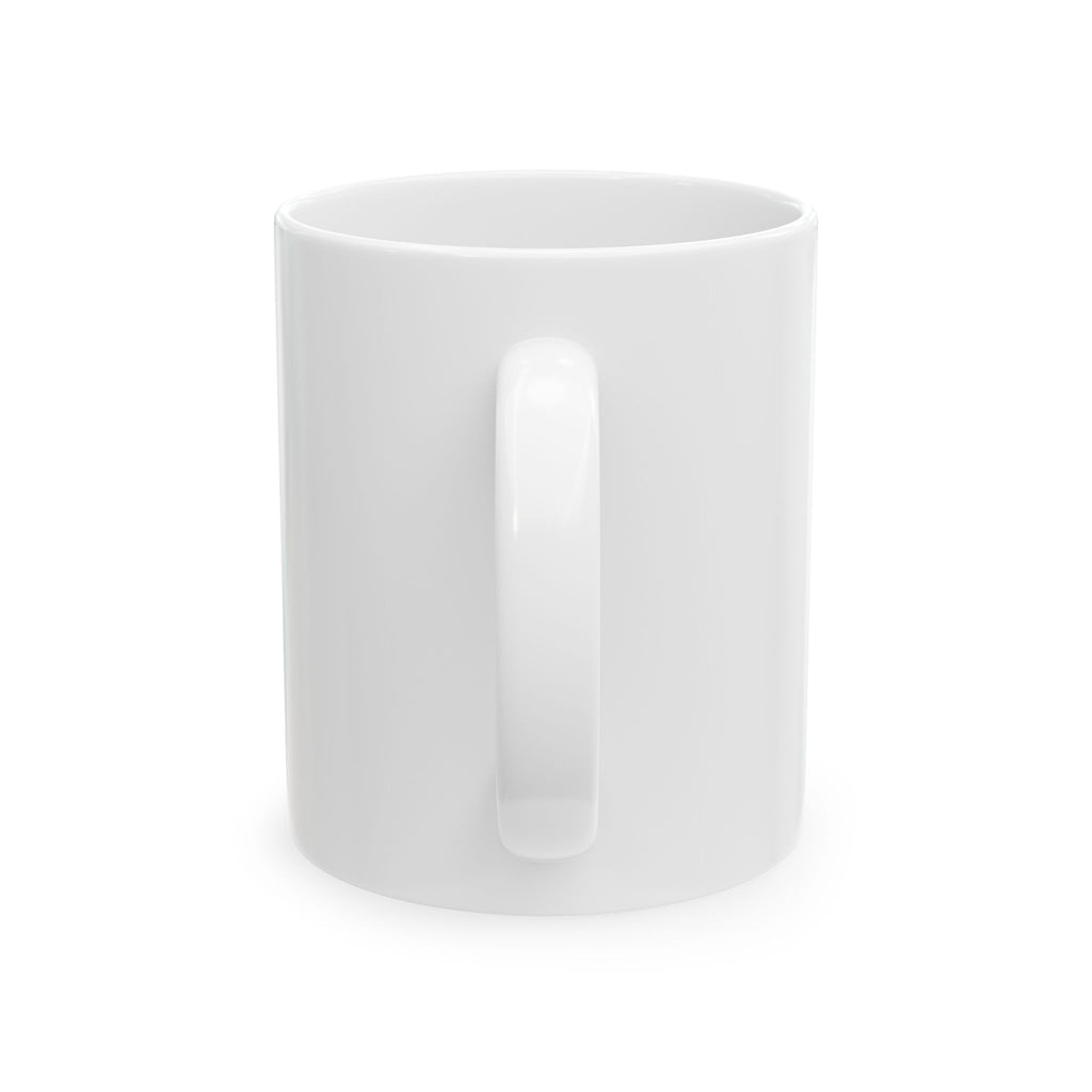 SF Monogram Ceramic Mug — Bold Black Logo Coffee Cup (11oz)