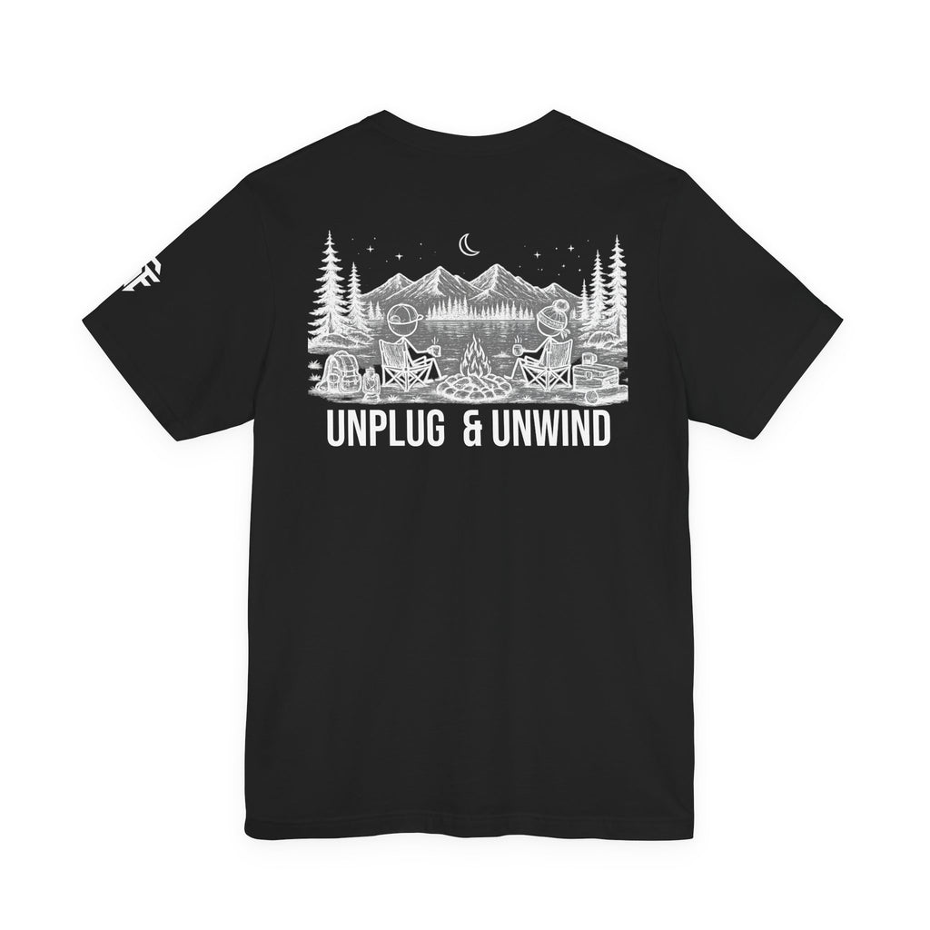 Adventure Canoe T-Shirt — Mountain Lake Camping Graphic Tee