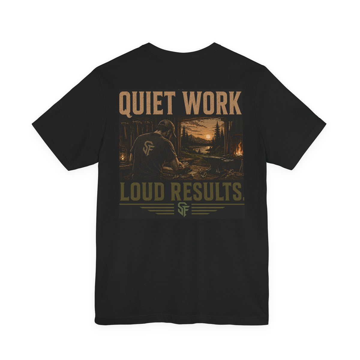 Quiet Work Loud Results Tee