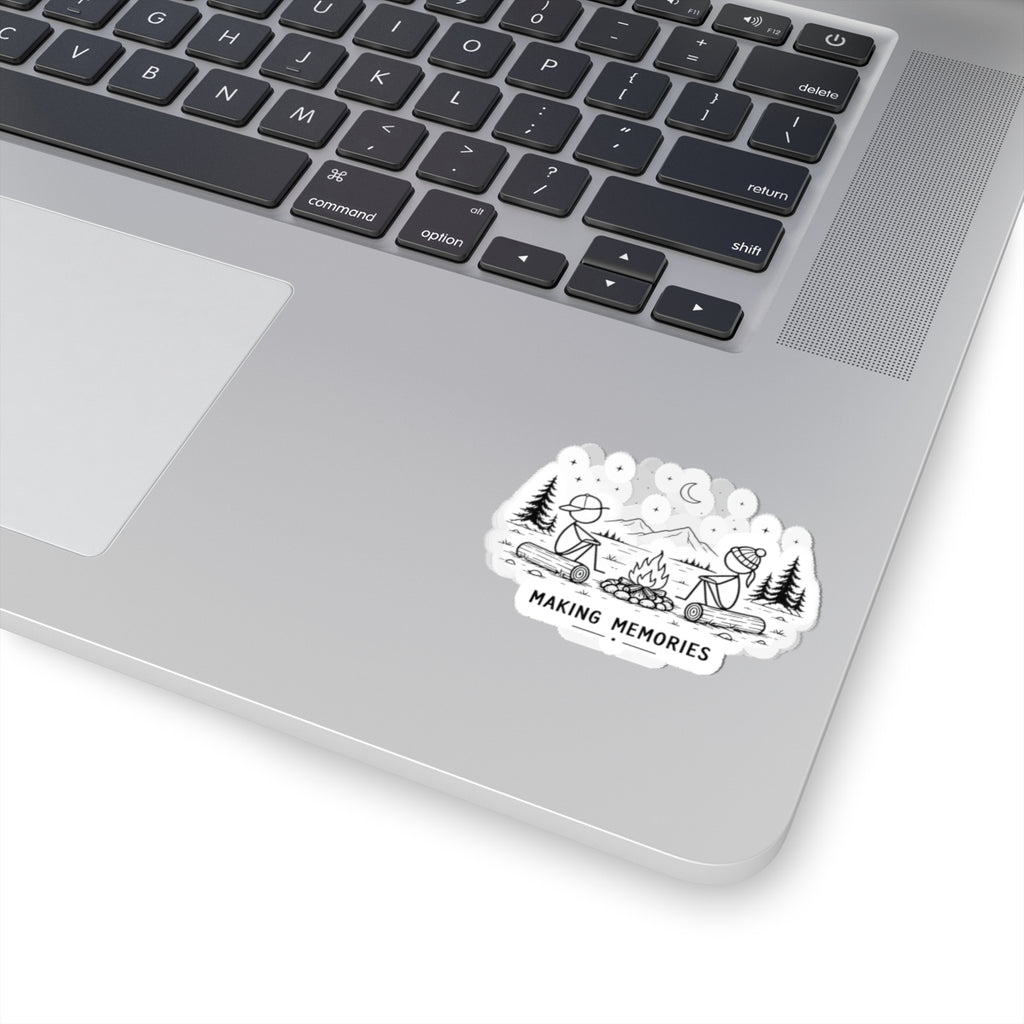 Making Memories Camping Sticker — Outdoor Adventure Kiss-Cut Decal