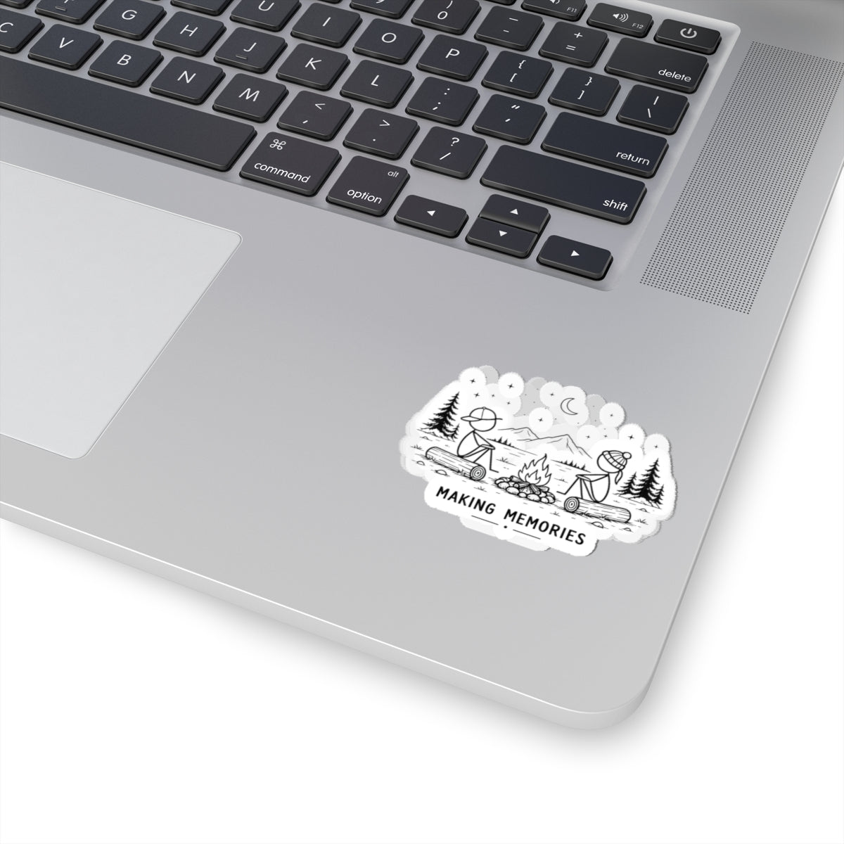 Making Memories Camping Sticker — Outdoor Adventure Kiss-Cut Decal