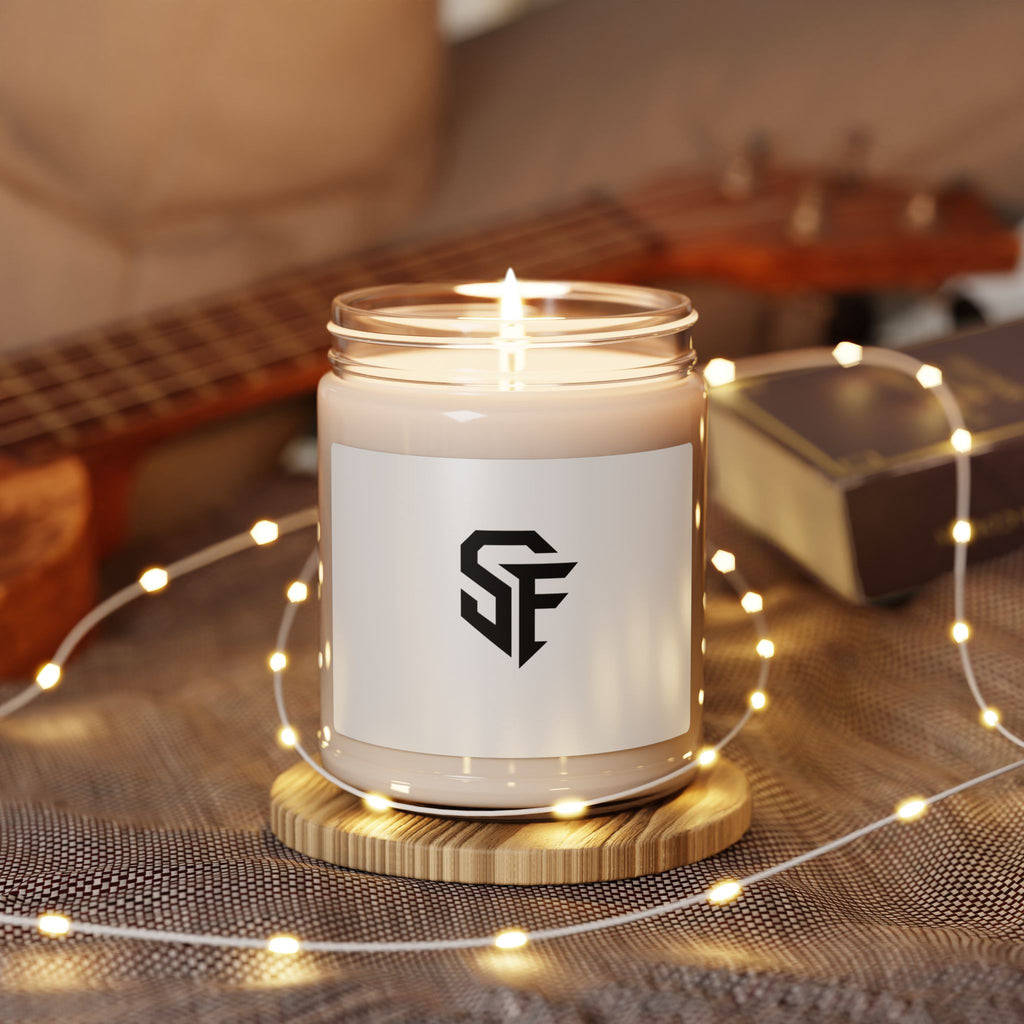 SF Monogram Soy Candle — 9oz Scented Jar