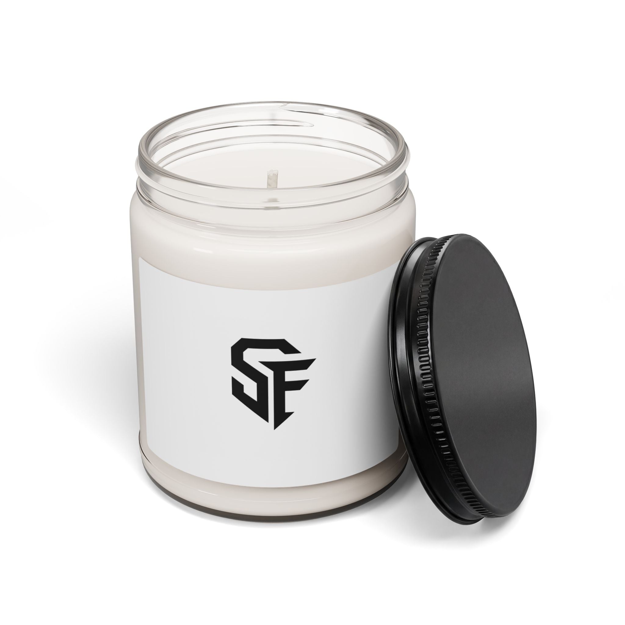 SF Monogram Soy Candle — 9oz Scented Jar
