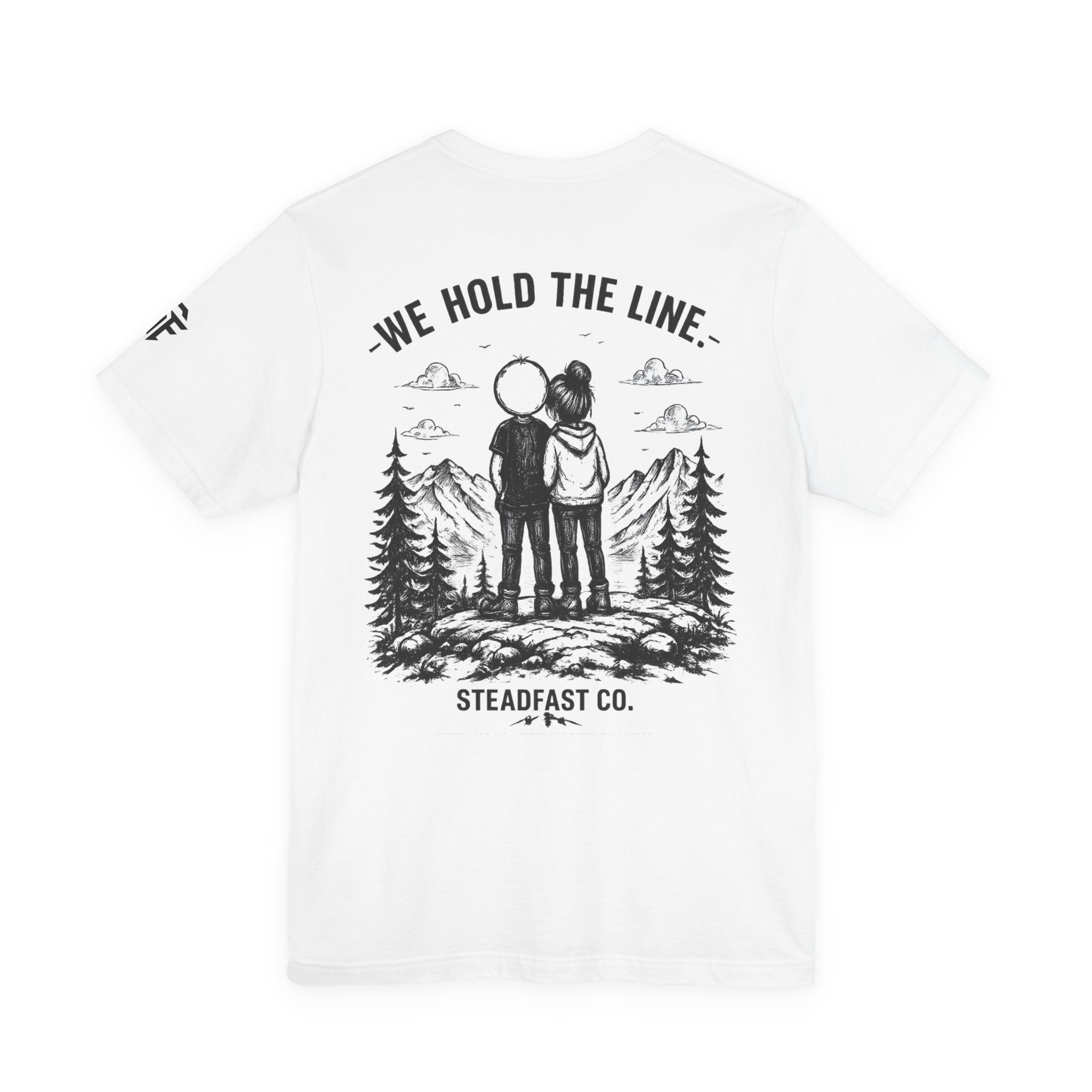 We Hold The Line Mountain Couple Tee