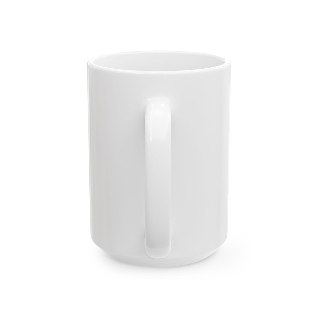 SF Monogram Ceramic Mug — Bold Black Logo Coffee Cup (11oz)